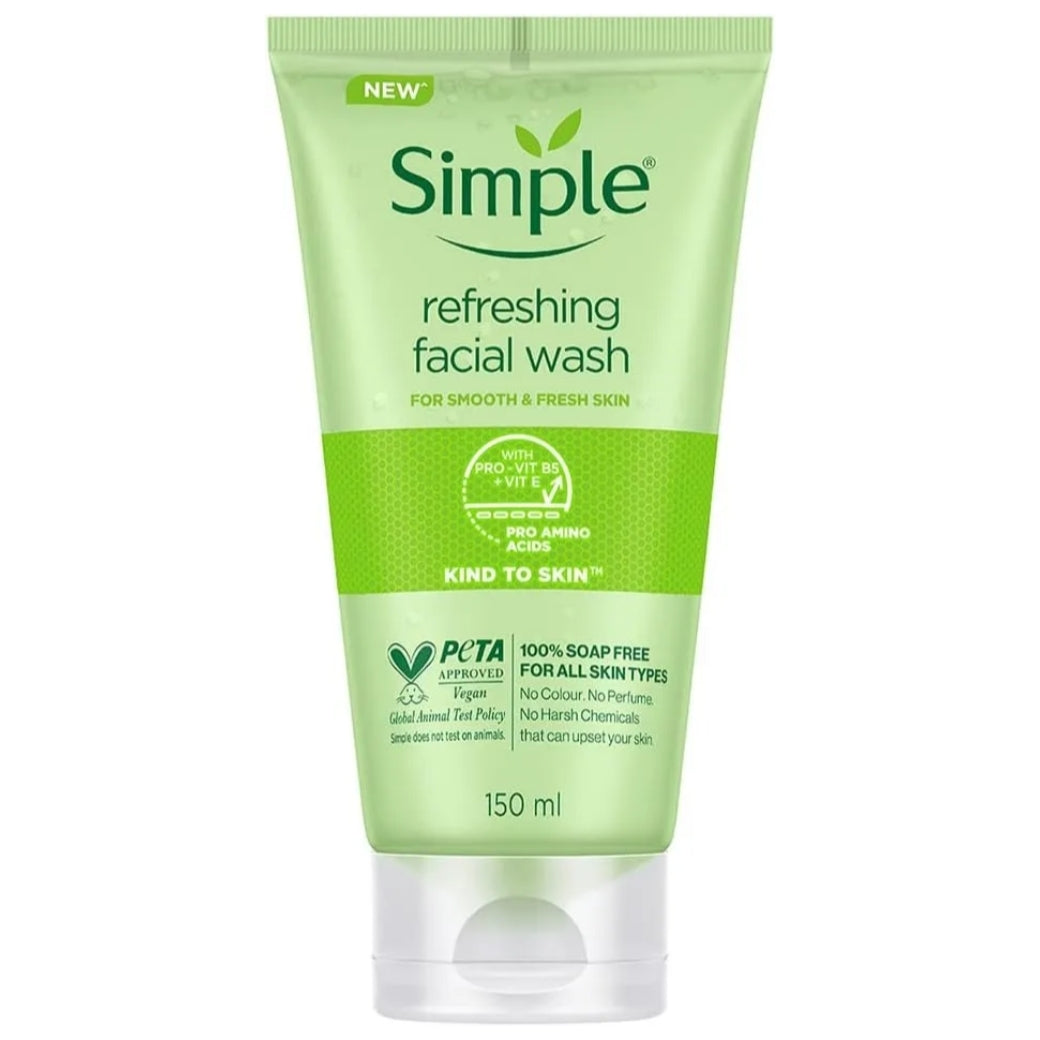 Simple Refreshing Facial Wash With Pro-Vitamin B5