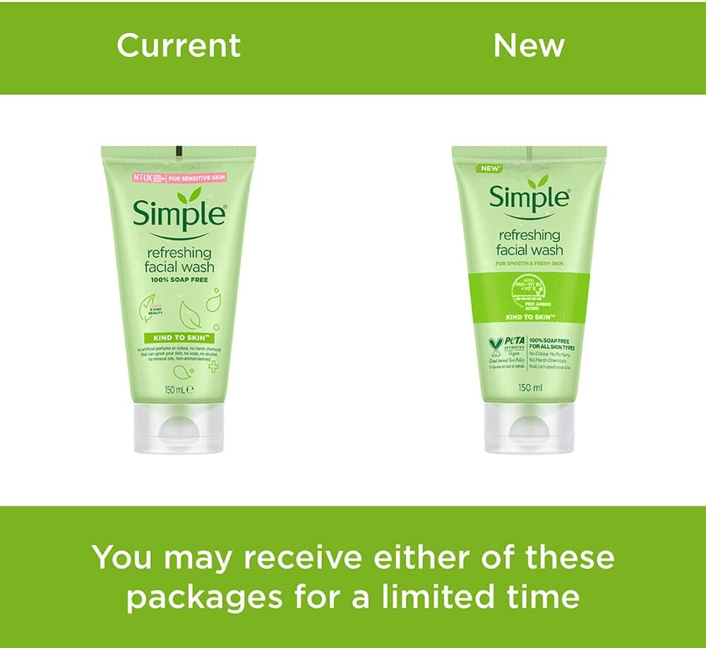 Simple Refreshing Facial Wash With Pro-Vitamin B5