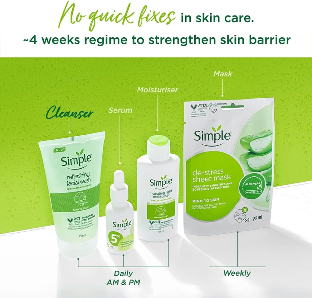 Simple Refreshing Facial Wash With Pro-Vitamin B5