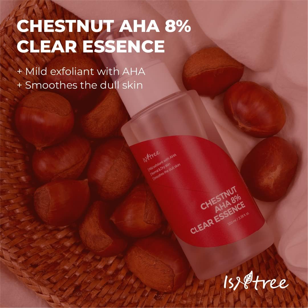 Isntree, CHESTNUT AHA 8% CLEAR ESSENCE 100ml