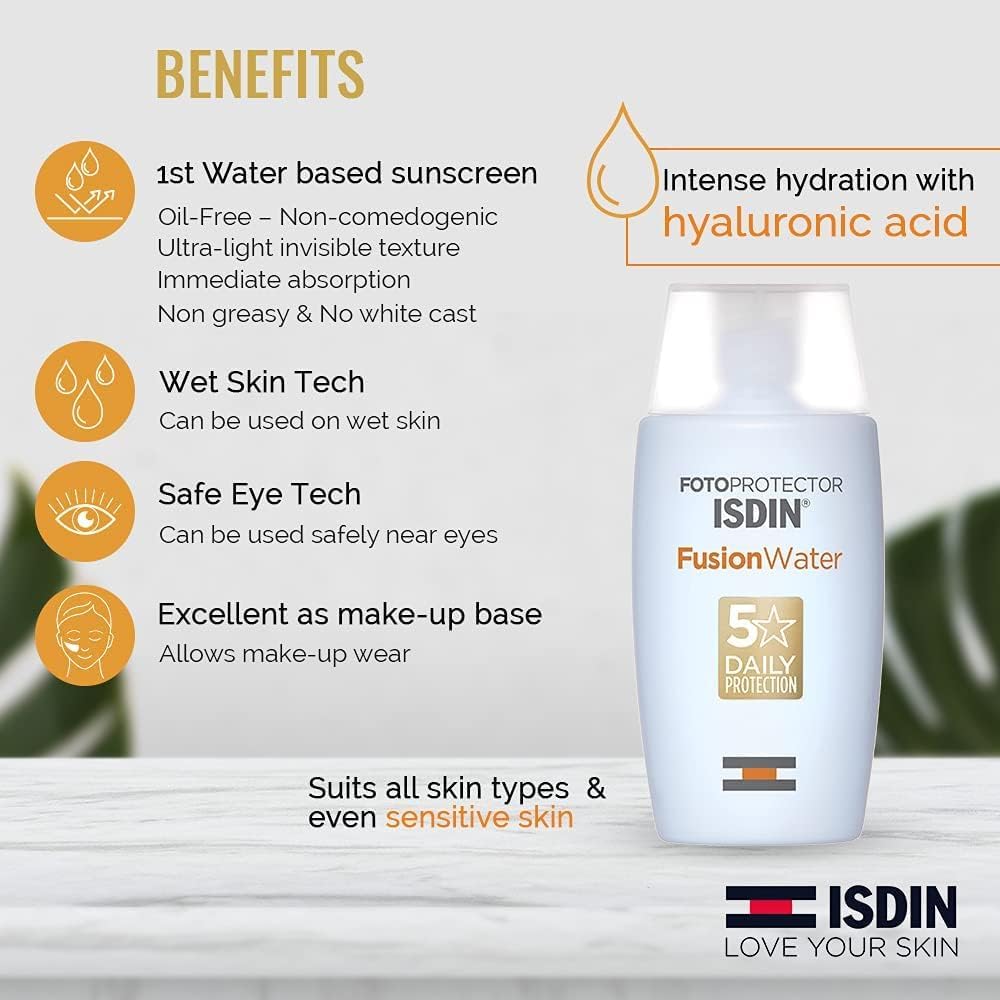 ISDIN Fotoprotector Fusion Water SPF50 50ml