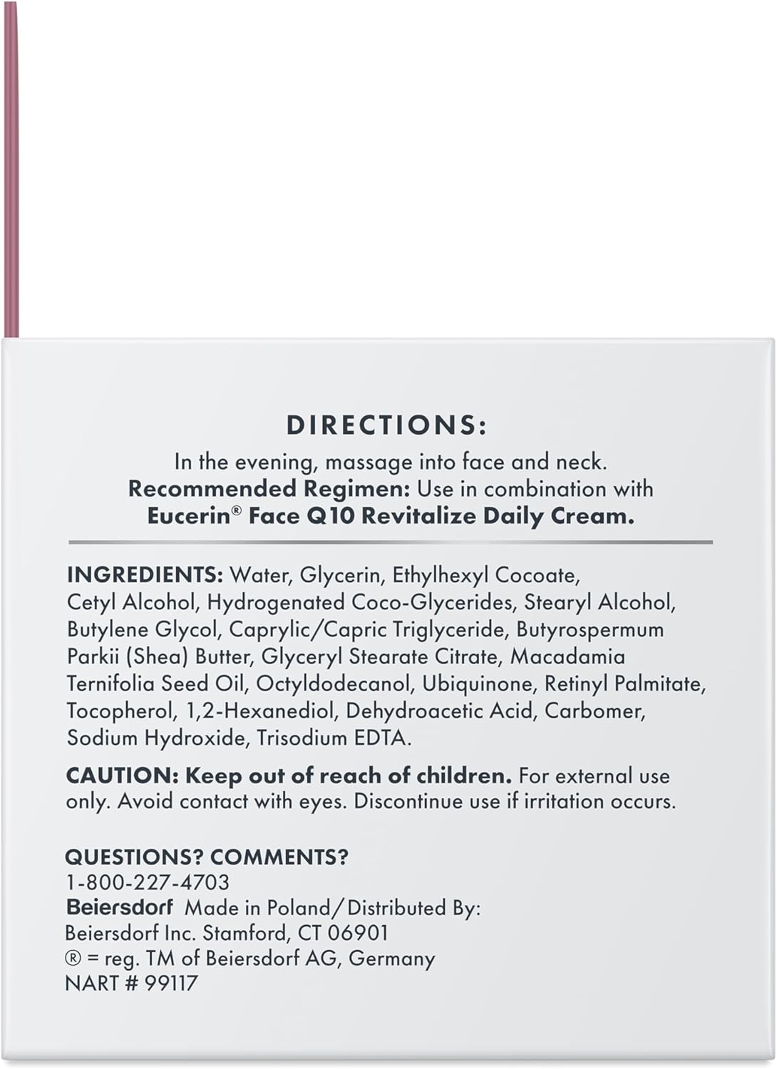 EUCERIN Q10 Anti-Wrinkle Night Cream + Pro-Retinol
