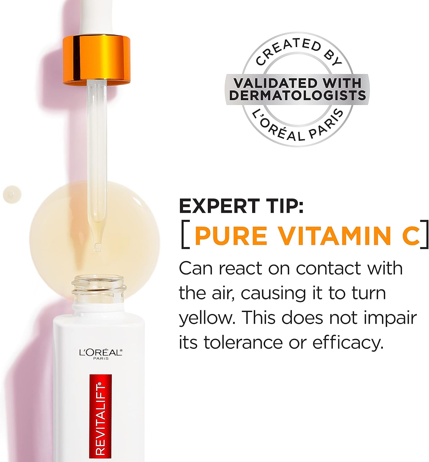 L'Oreal Revitalift 12% Pure Vitamin C Serum, Vitamin E, Salicylic Acid