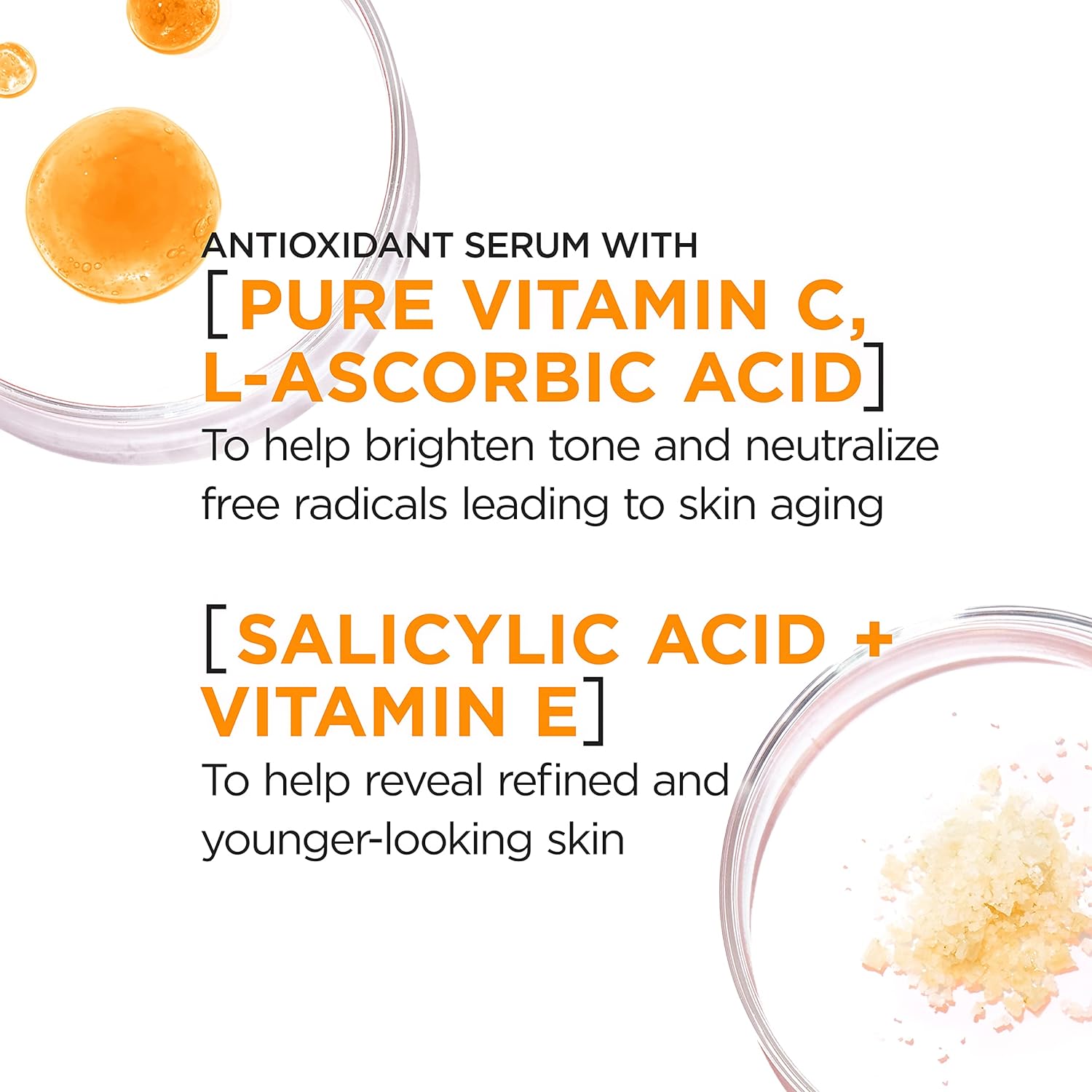 L'Oreal Revitalift 12% Pure Vitamin C Serum, Vitamin E, Salicylic Acid