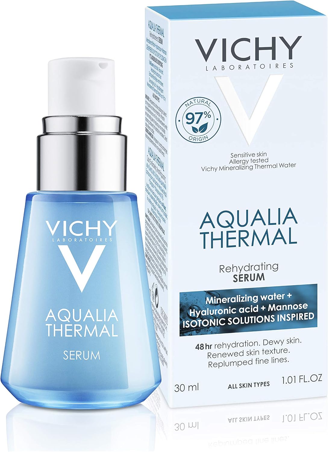 Vichy Aqualia Thermal Hydrating Face Serum with Mineral Oil-free