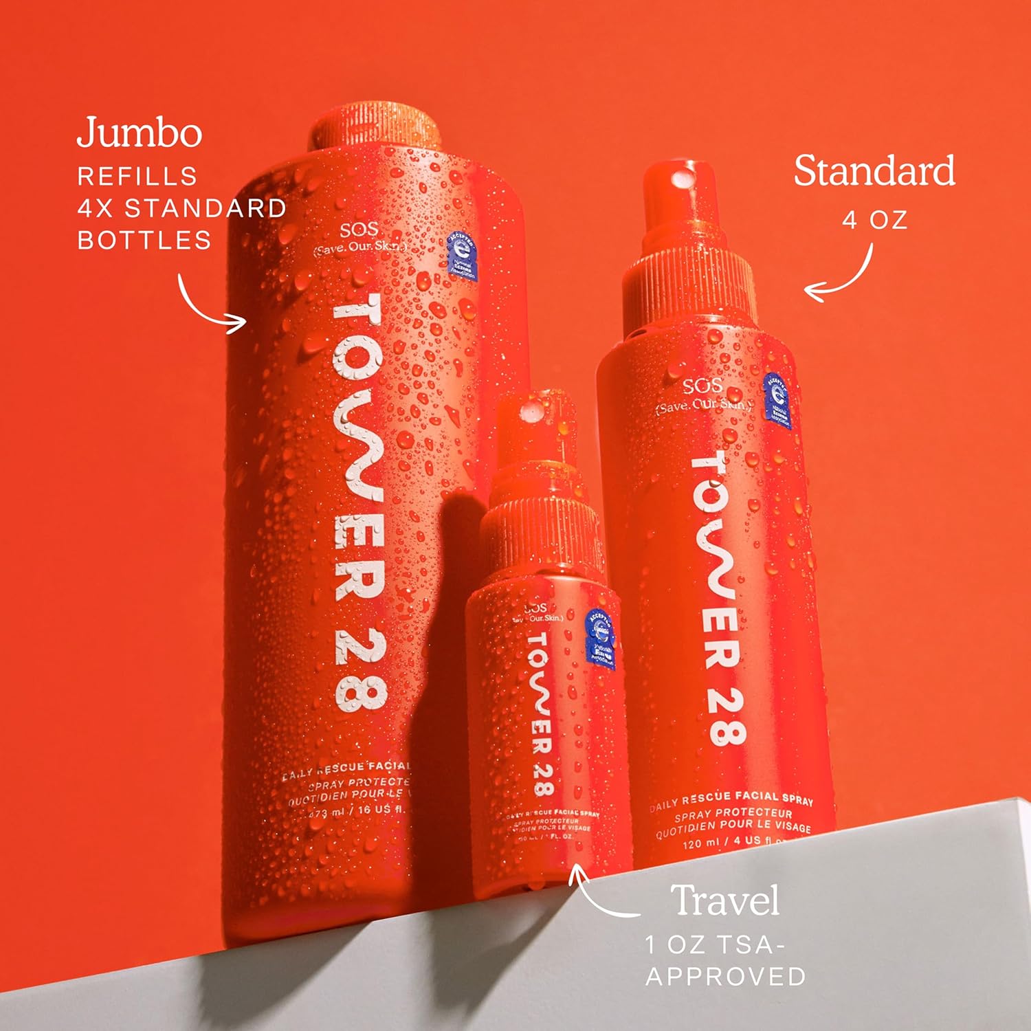 Tower 28 Beauty Mini SOS Daily Rescue Facial Spray