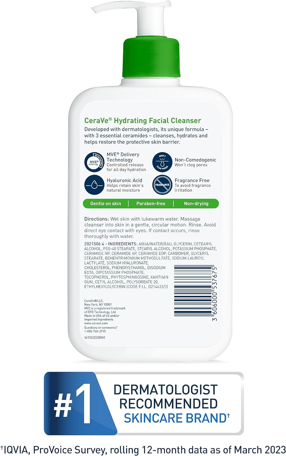 CERAVE Hydrating Facial Cleanser