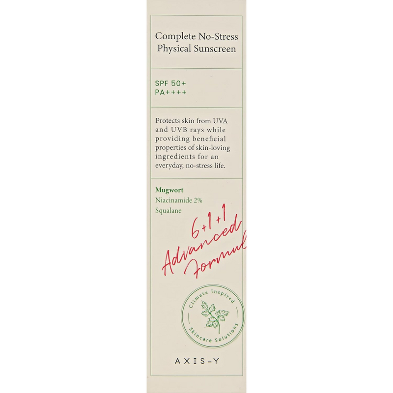 Axis Y Complete No Stress Physical Sunscreen
