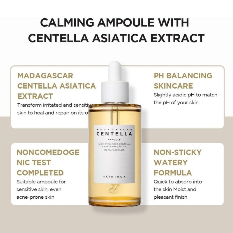 SKIN1004 Madagascar Centella Asiatica Ampoule Facial Serum 100ml