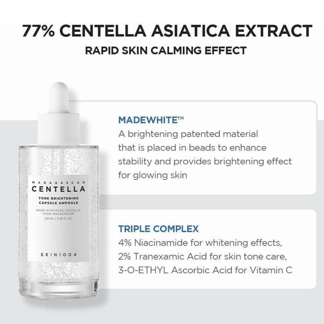 SKIN1004 Madagascar Centella Tone Brightening Capsule Ampoule 3.38 fl.oz(100ml)