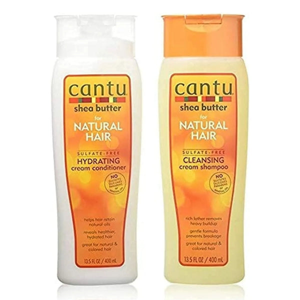 Cantu Shea Butter for Natural Hair Double Combo Shampoo and Conditioner