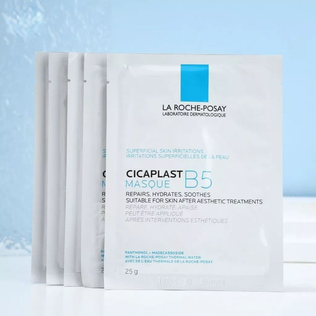 La Roche-Posay Cicaplast B5 Mask Hydrating and Soothing Skin 25gm x 5Pcs
