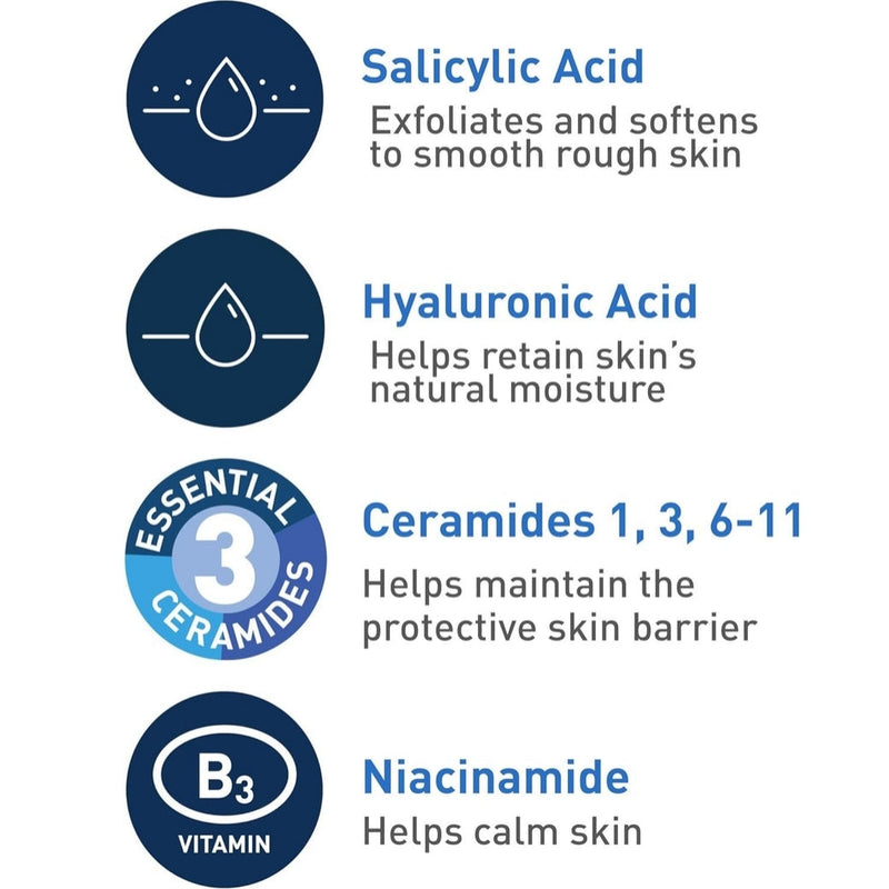 CeraVe SA Renewing Cleanser Salicylic Acid Face Wash